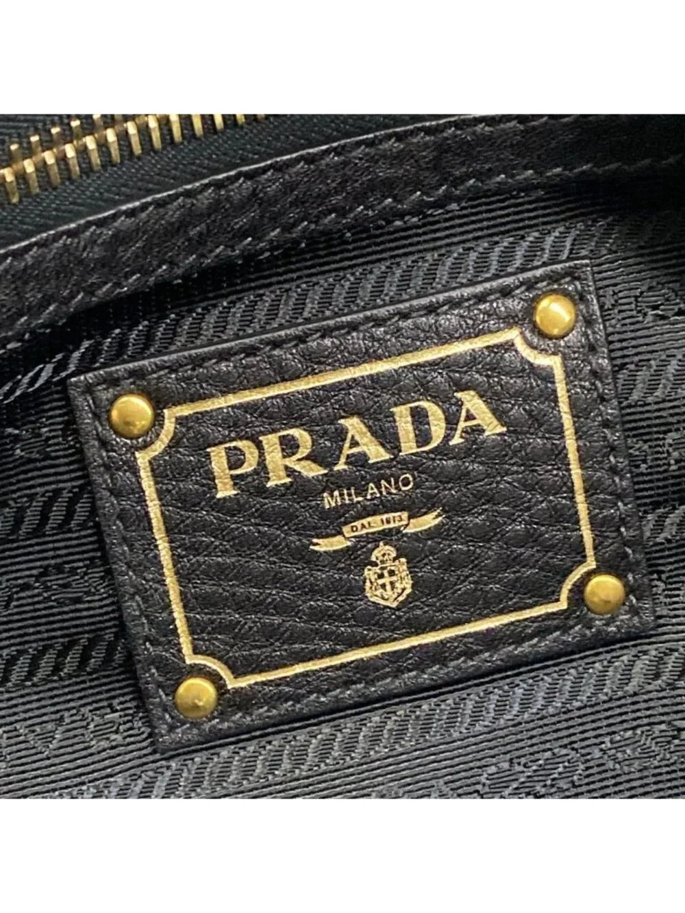 Prada Tote Black Leather